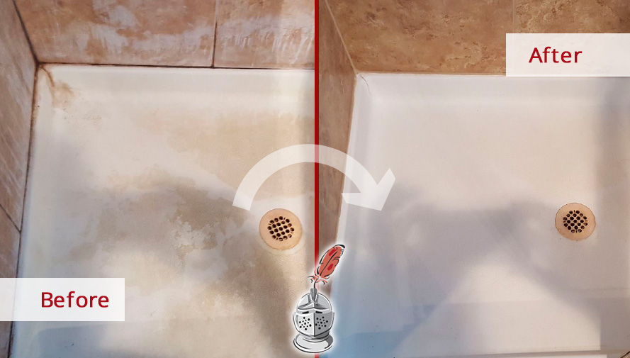 Image of a Shower After Outstanding Caulking Services in Highland Park 