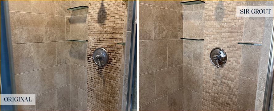 Shower Restored by Our Expert Tile and Grout Cleaners in Dallas, TX