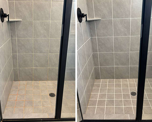 Shower Restored by Our Tile and Grout Cleaners in Richardson, TX