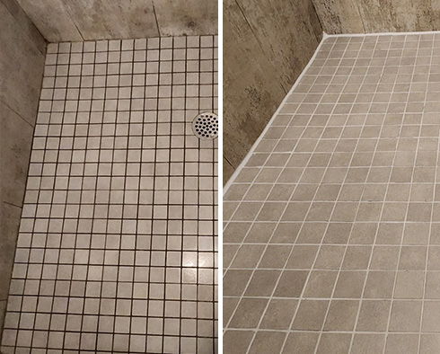 Shower Restored by Our Tile and Grout Cleaners in Allen, TX