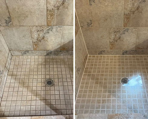 Shower Restored by Our Tile and Grout Cleaners in Arlington, TX