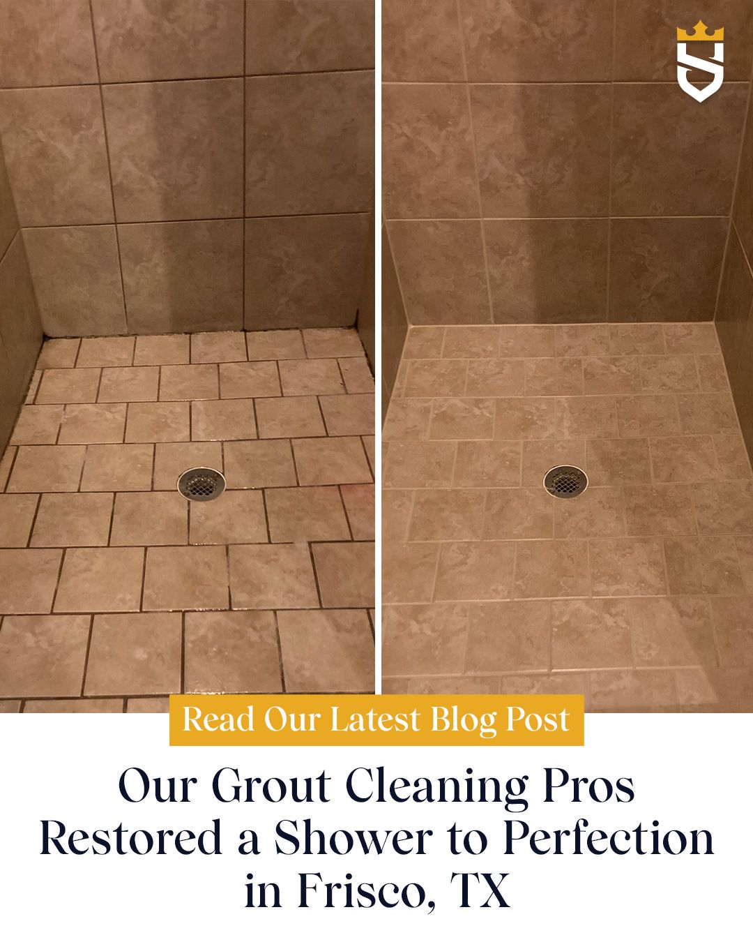 Our Grout Cleaning Pros Restored a Shower to Perfection in Frisco, TX