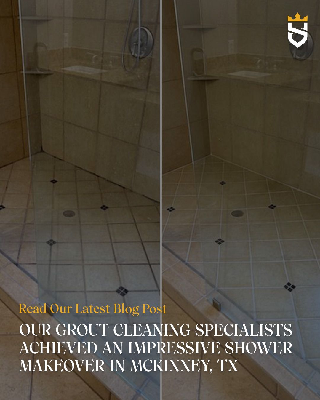 Our Grout Cleaning Specialists Achieved an Impressive Shower Makeover in McKinney, TX